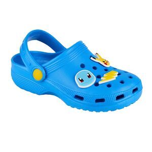 Pokemon Boys Button Clogs / Blue